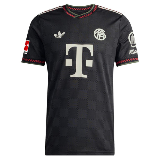 Harry Kane Bayern Munich  Third Player Jersey   Black 2025–26 Premium Fan Edition Soccer Jersey - Black