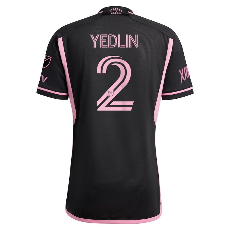 Inter Miami CF DeAndre Yedlin Black Unisex Shirt 2023/24 Player Jersey - Jersey Teams World