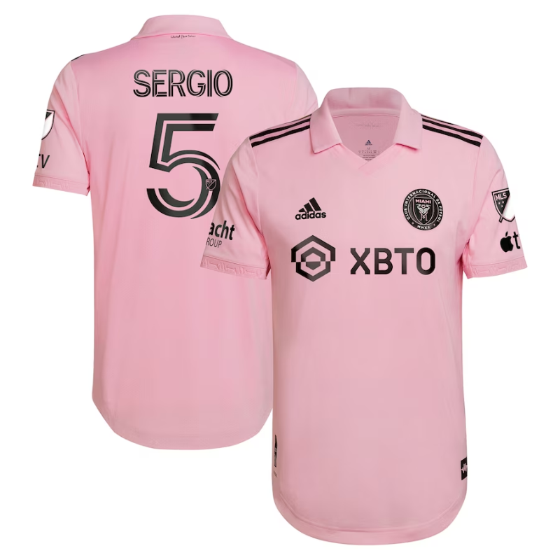 Inter Miami CF Sergio Busquets 2023 Player Jersey Pink