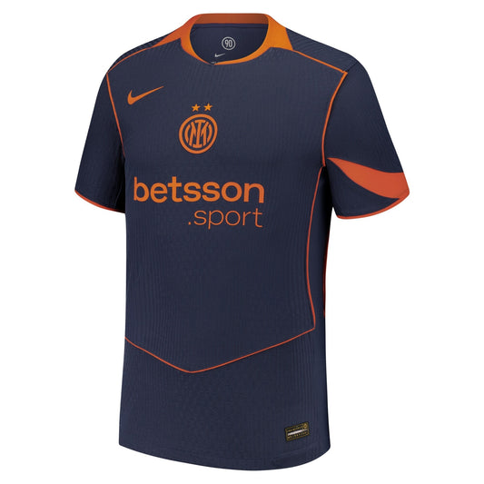Inter Milan  Third Custom Jersey   Blue 2025–26 Premium Fan Edition Soccer Jersey - Blue