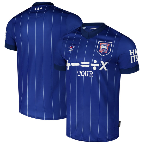 Ipswich Town F.C. Umbro 2024/25 Home Custom Jersey - Blue