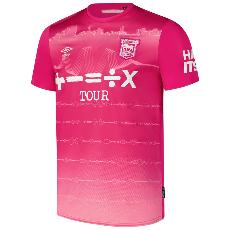 Ipswich Town F.C. Umbro 2024/25 Third Custom Jersey - Pink