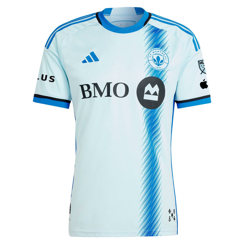 Joel Waterman CF Montreal adidas 2024 La Main Player Jersey – Light Blue