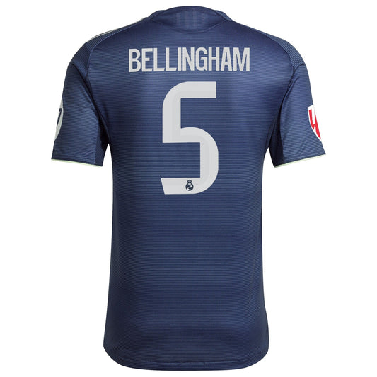 Jude Bellingham Real Madrid adidas 2025/26 Away Player Jersey - Blue