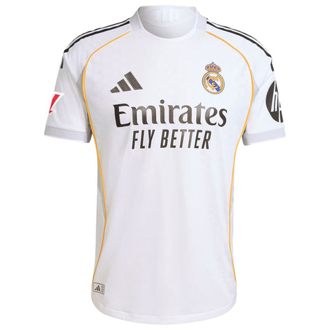 Jude Bellingham Real Madrid adidas 2025/26 Home Authentic Jersey - White