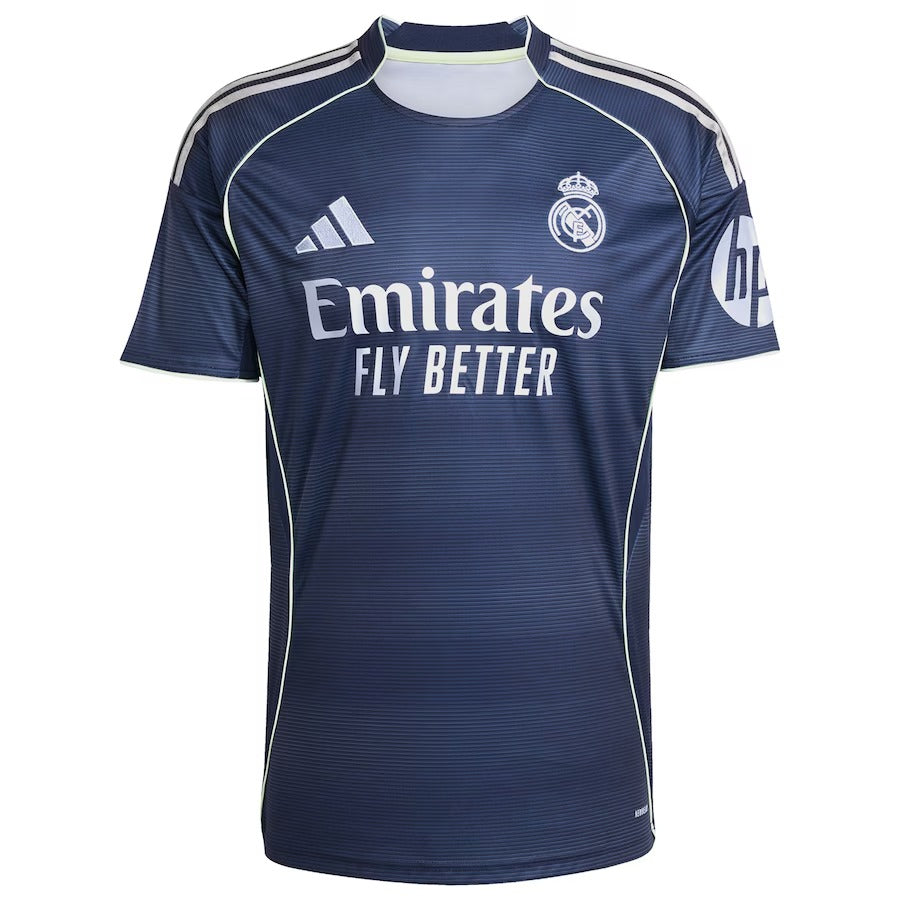Kylian Mbappé Real Madrid adidas 2025/26 Away Player Jersey - Blue - Jersey Teams World