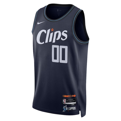 LA Clippers Unisex 2023/24 Custom Swingman Jersey - Navy - City Edition