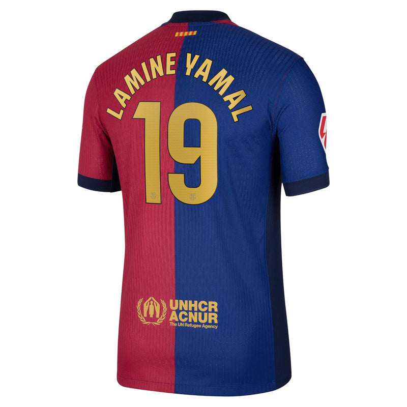 Lamine Yamal 19 Royal Barcelona Nike 2024/25 Home Player Jersey