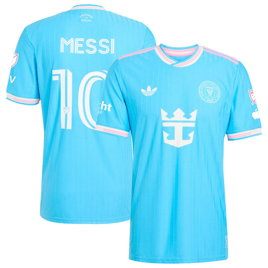 Lionel Messi Inter Miami CF 2025–26 Premium Fan Edition Soccer Jersey - Blue
