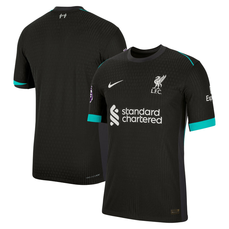 Liverpool Nike Shirt 2024/25 Away Blank Patch Jersey - Forest Green