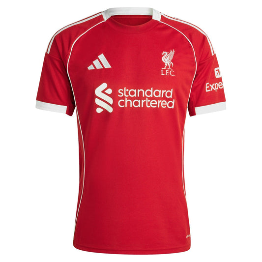 Liverpool adidas 2025/26 Mohamed Salah 11 Home Jersey - Red