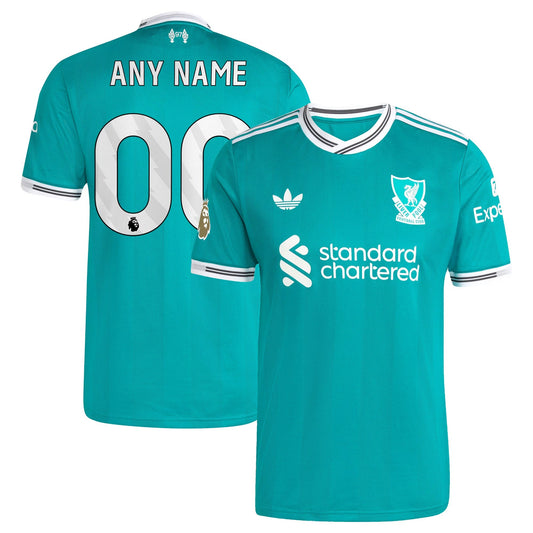 Liverpool  Third Customized Jersey   Green 2025–26 Premium Fan Edition Soccer Jersey - Green