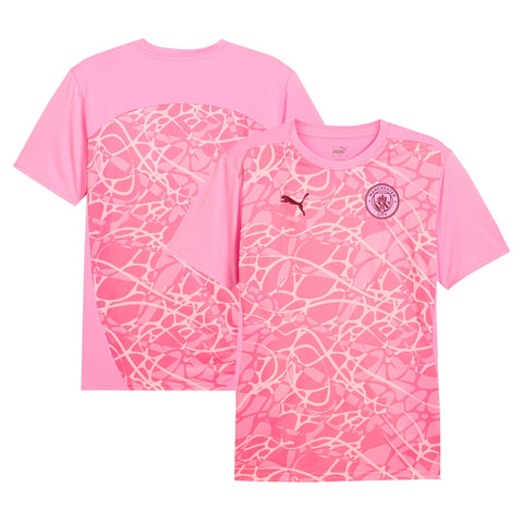 Manchester City Puma 2024/25 Pre-Match Jersey - Pink