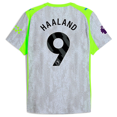 Erling Haaland Manchester City  Third Jersey   Green Neon Green 2025–26 Premium Fan Edition Soccer Jersey - Green