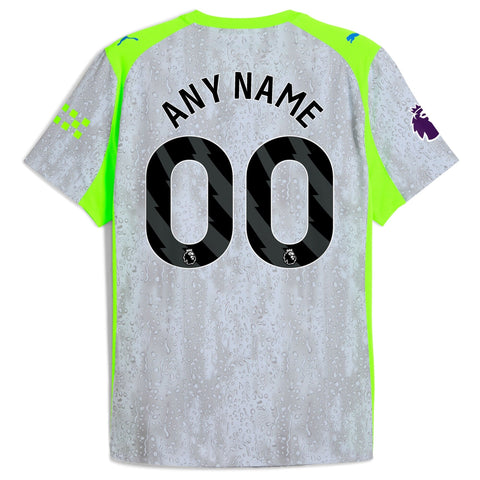 Manchester City  Third Custom Jersey   Green Neon Green 2025–26 Premium Fan Edition Soccer Jersey - Green