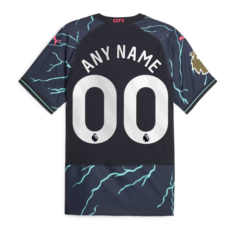 Manchester City Puma 2023/24 Third Custom Jersey - Navy