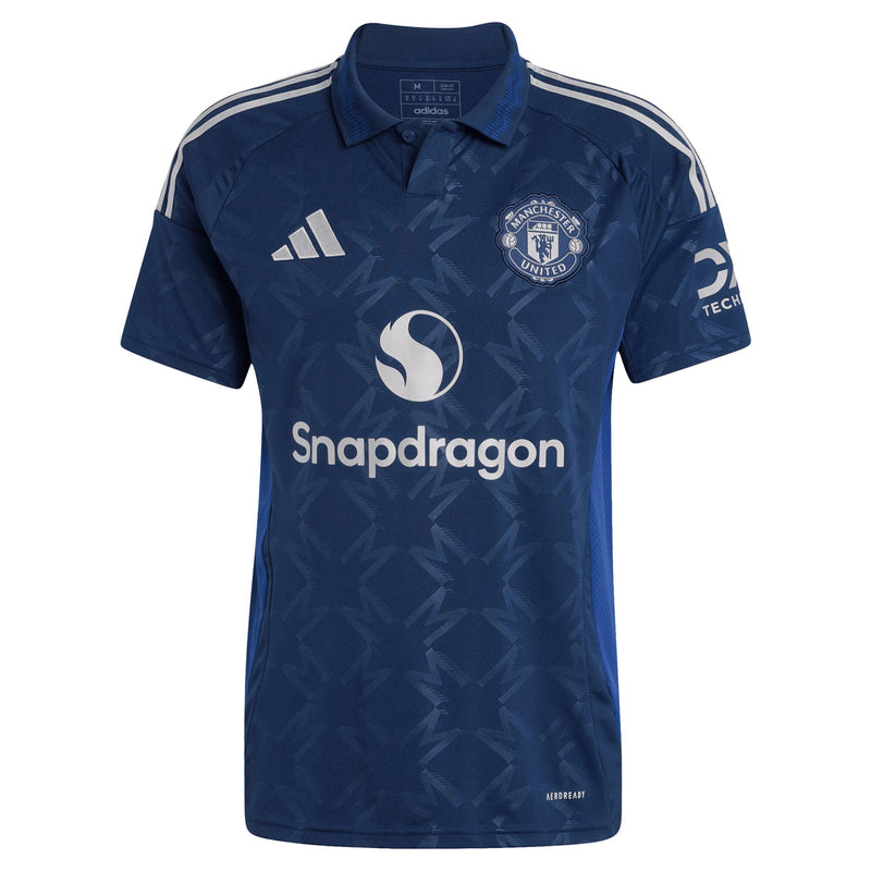 Manchester United adidas 2024/25 Away Custom Jersey - Navy