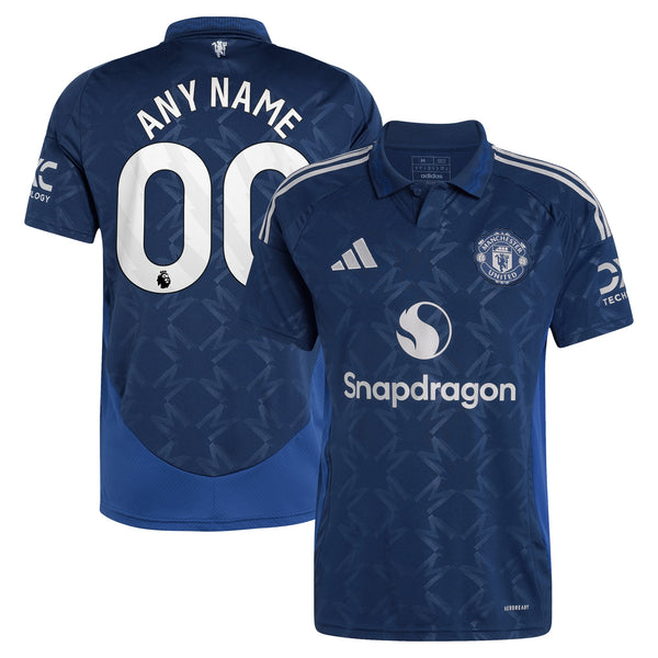 Manchester United adidas 2024/25 Away Custom Jersey - Navy