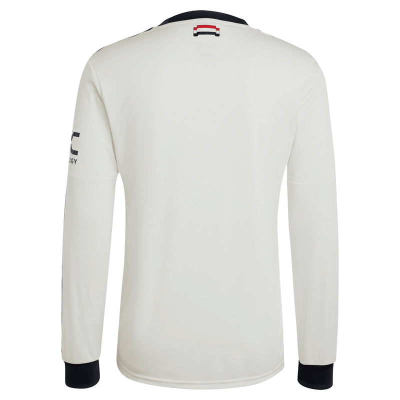 Manchester United adidas 2024/25 Third Long Sleeve Jersey - Cream