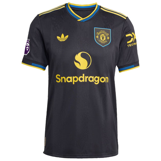 Cristiano Ronaldo Manchester United adidas 2025/26 Third Player Jersey - Black