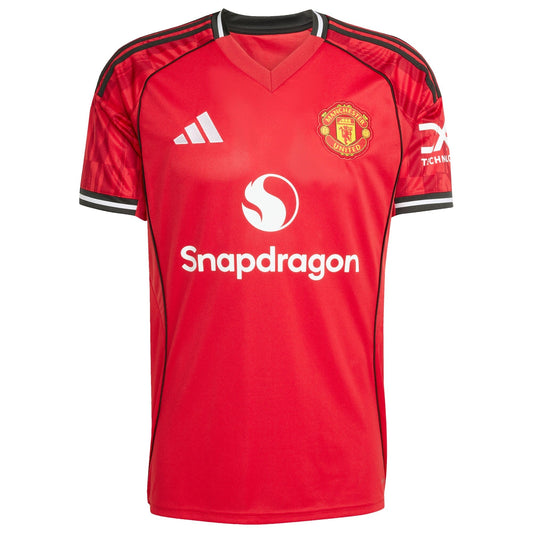 Manchester United adidas Home 2025/26 Custom Jersey - Red