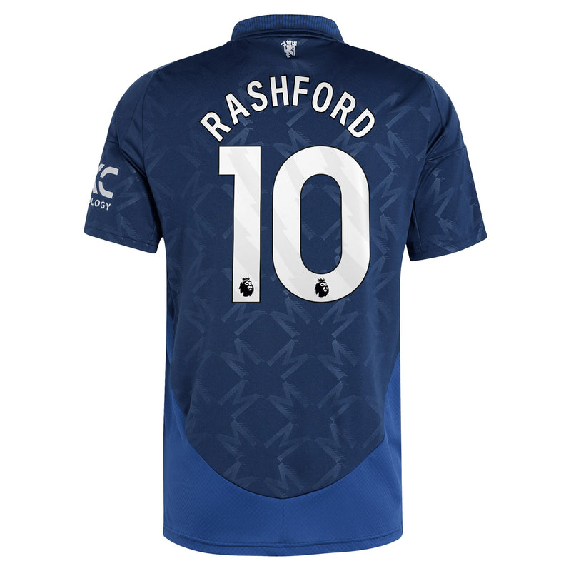 Marcus Rashford Manchester United adidas 2024/25 Away Player Jersey - Navy