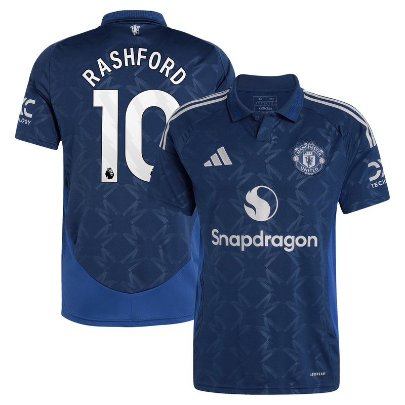 Marcus Rashford Manchester United adidas 2024/25 Away Player Jersey - Navy