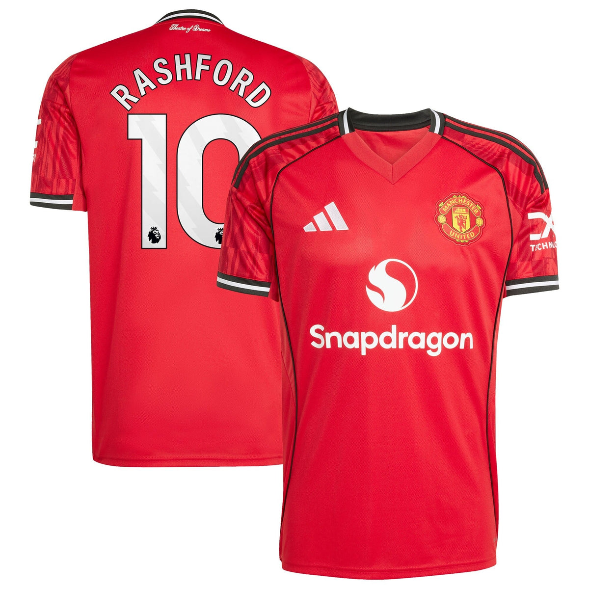 Marcus Rashford Manchester United adidas Home 2025/26 Player Jersey - Red