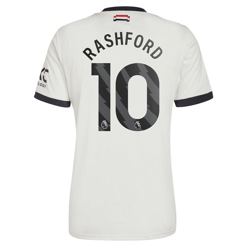 Marcus Rashford Manchester United adidas Shirt 2024/25 Third Jersey - Cream