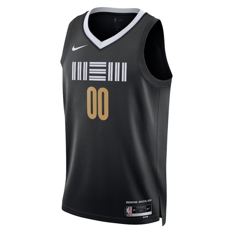 Memphis Grizzlies Unisex 2023/24 Custom Swingman Jersey - Black - City Edition