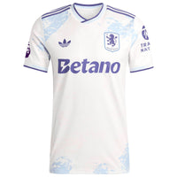 Men's Aston Villa 2025/26 Third Authentic Jersey – White