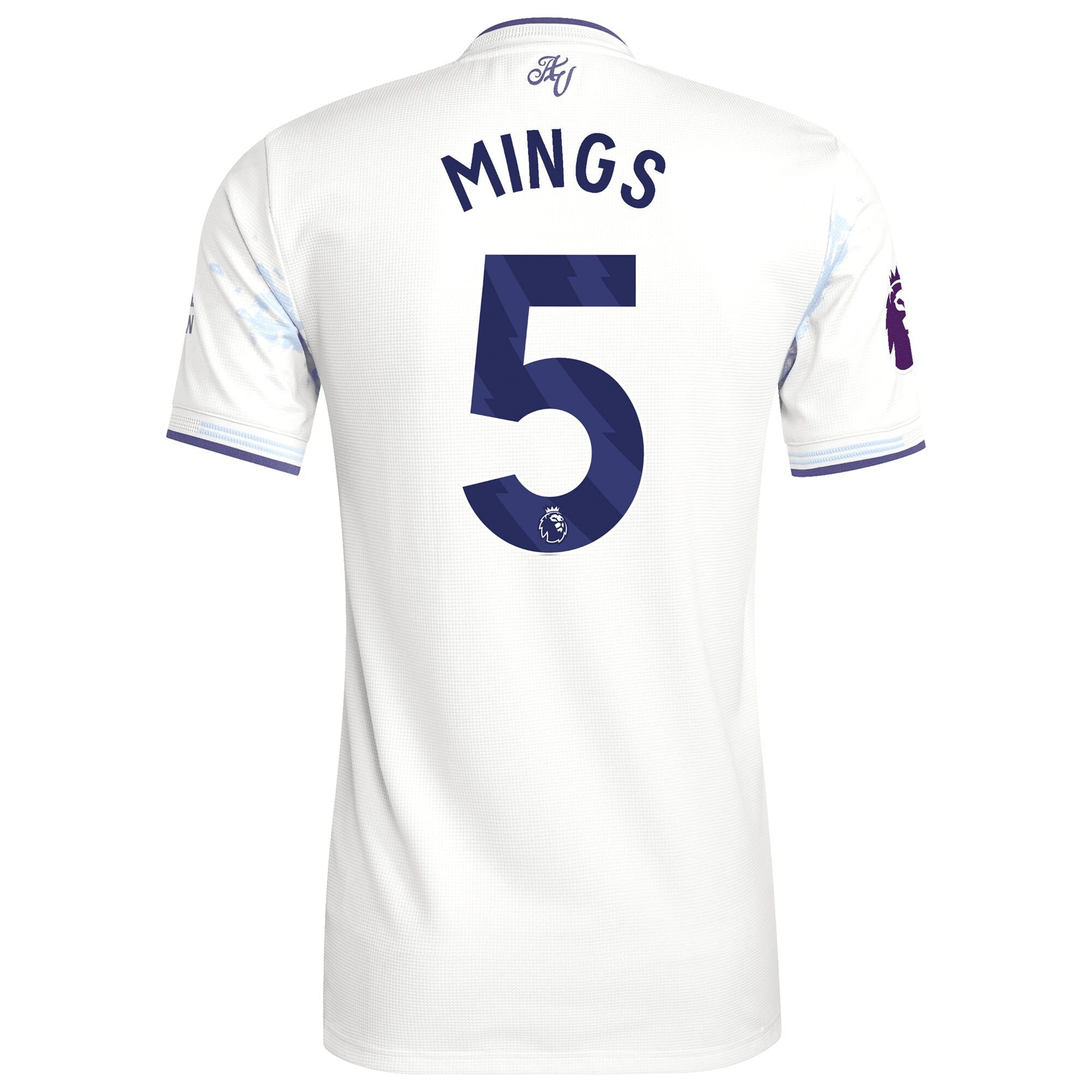 Men's Tyrone Mings Aston Villa 2025/26 Third Authentic Jersey – White