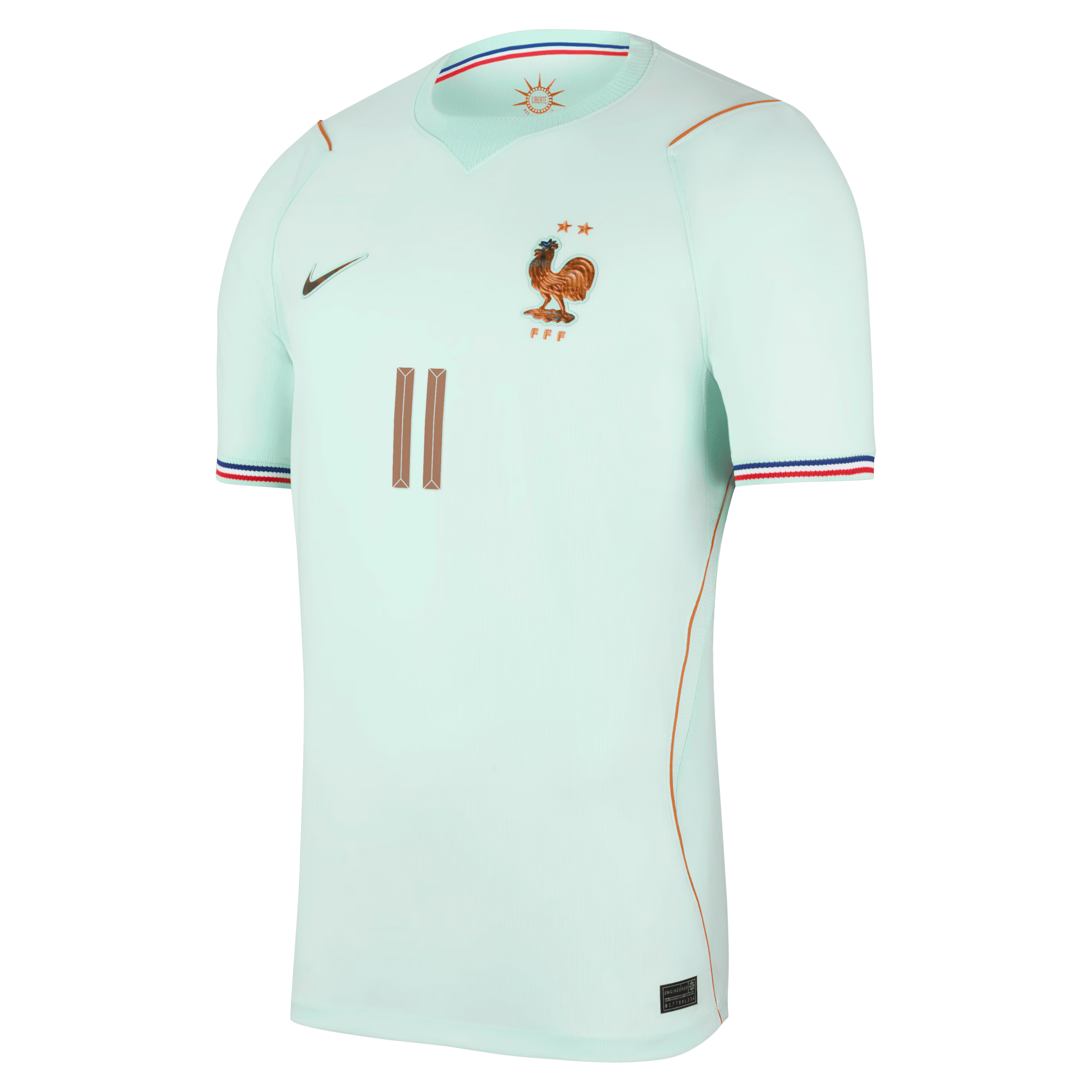 Michael Olise France National Team Nike 2026 Away Stadium Replica Jersey - Green - Jersey Teams World