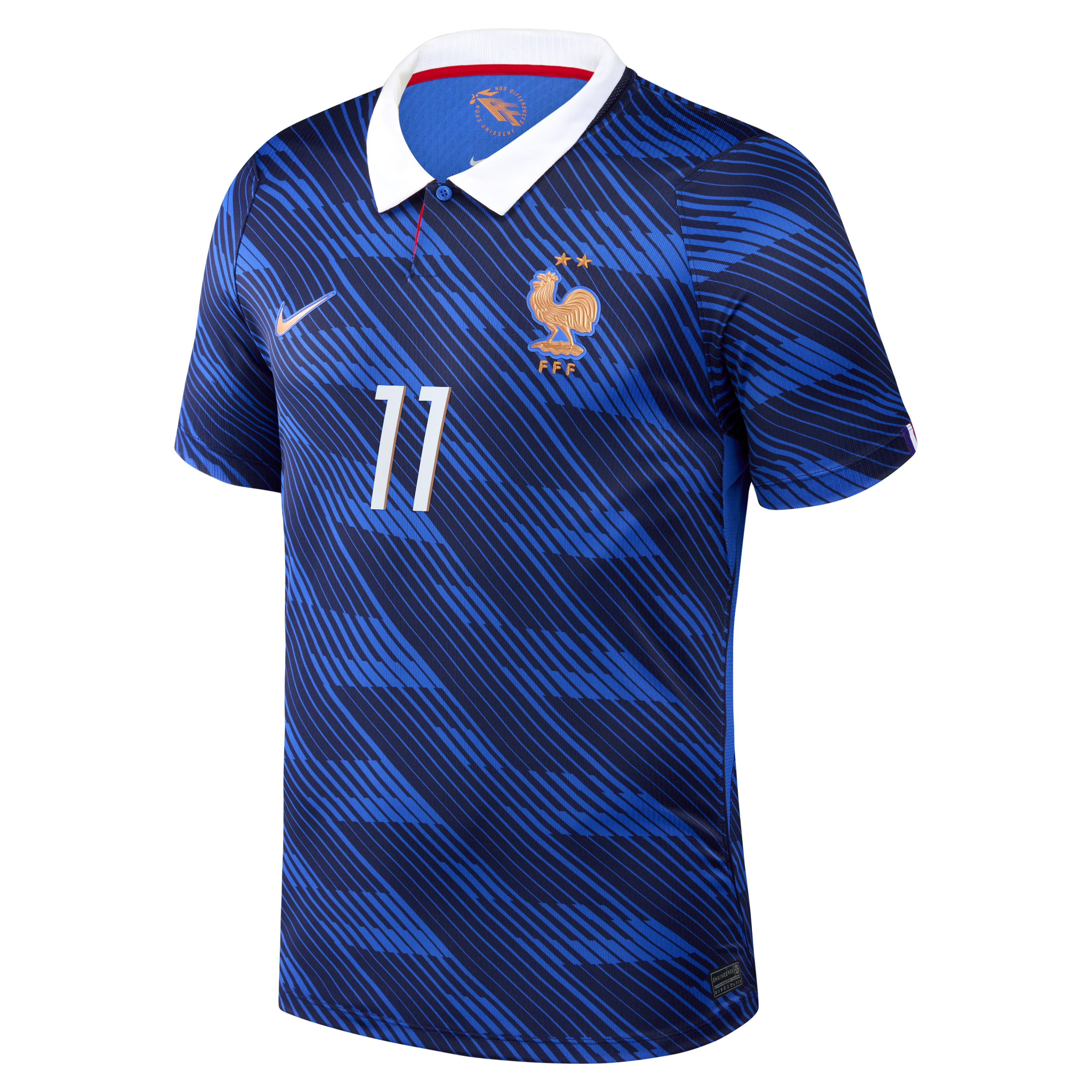 Michael Olise France National Team Nike 2026 Home Stadium Replica Jersey - Blue - Jersey Teams World