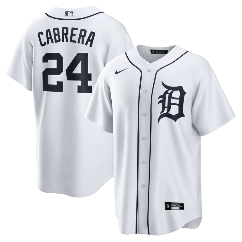 Miguel Cabrera Detroit Tigers Nike Home Player Name Jersey - White