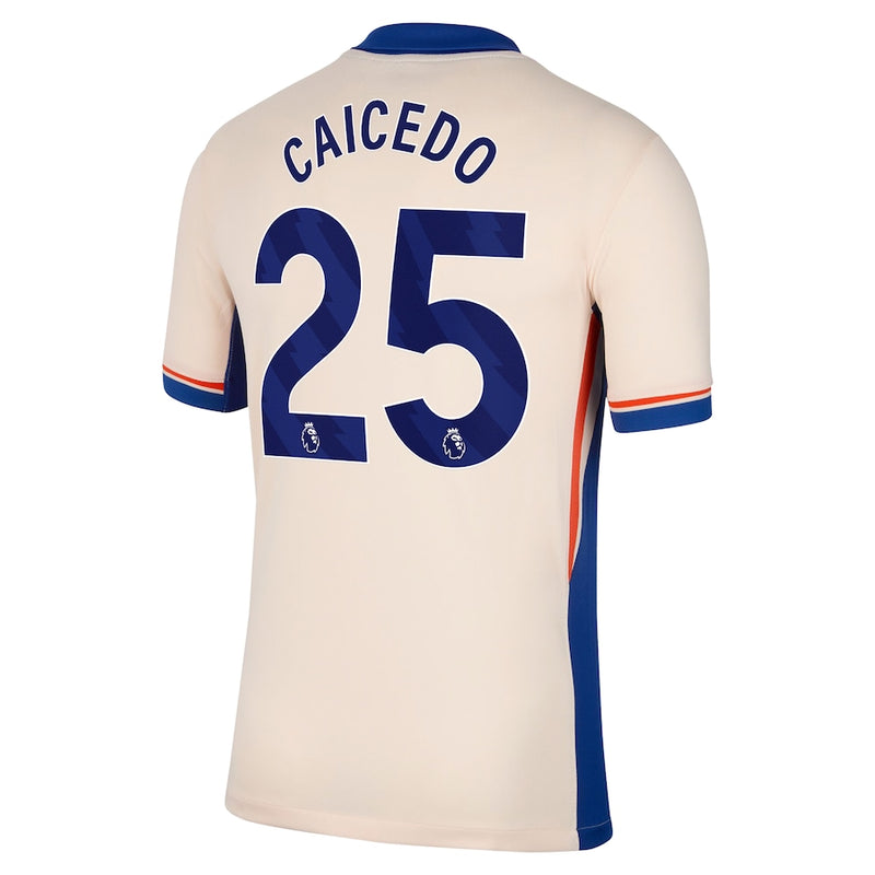 Moisés Caicedo 25 Chelsea Nike 2024/25 Away Player Jersey - Orange