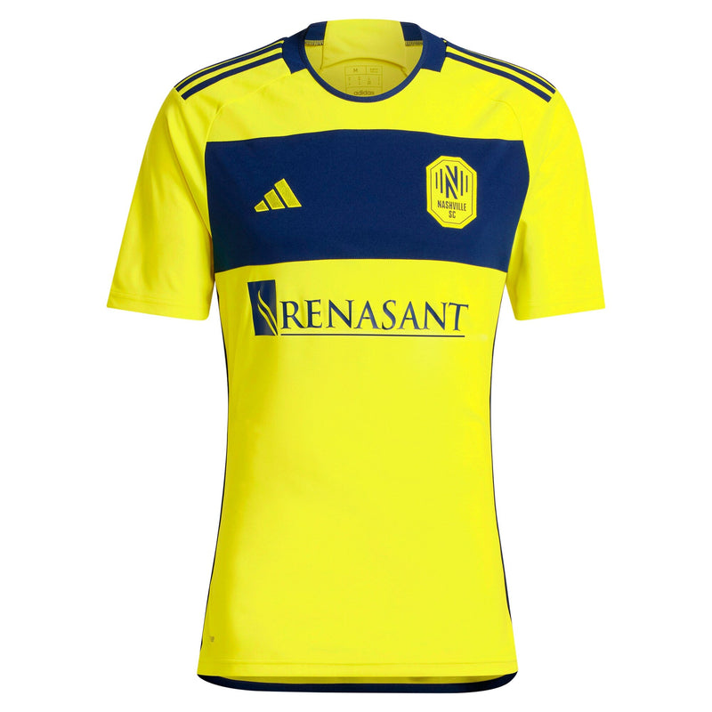 Nashville SC adidas 2024 The 615 Kit Custom Jersey - Yellow