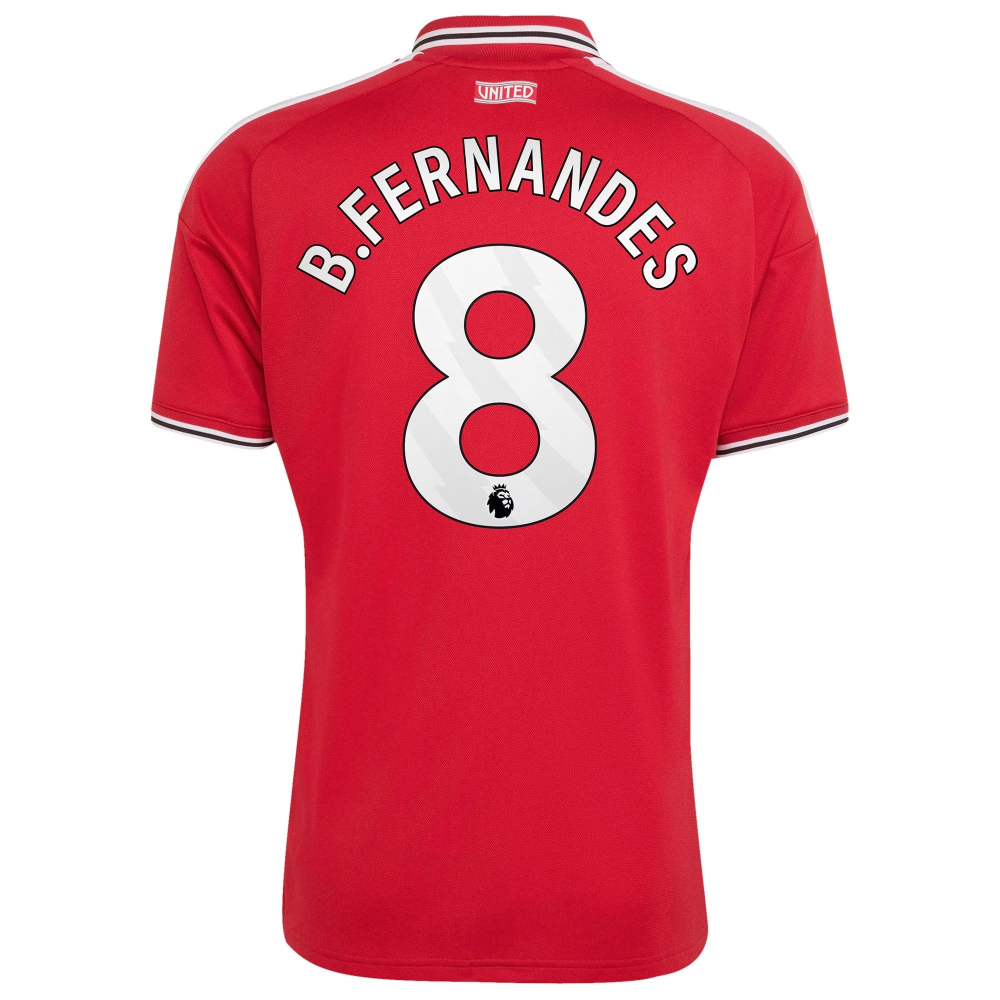 Official Bruno Fernandes Manchester United Official-Adidas 2026/27 Home Replica Jersey - Red Captain Soccer Gear