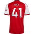 Official Declan Rice Arsenal Official-Adidas 2026/27 Home Replica Jersey - Red Midfielder Soccer Gear