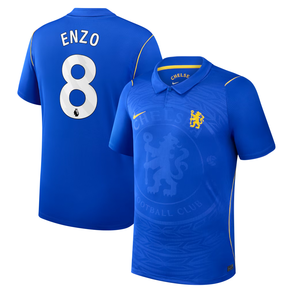 Official Enzo Fernández Chelsea Official-Nike 2026/27 Home Stadium Replica Jersey - Blue Playmaker Soccer Gear