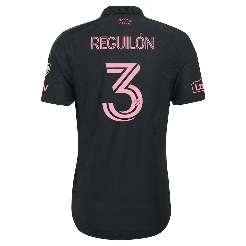 Official Sergio Reguilón Inter Miami CF 2026 On-Field Patch Official-Adidas Jersey - Black - Jersey Teams World