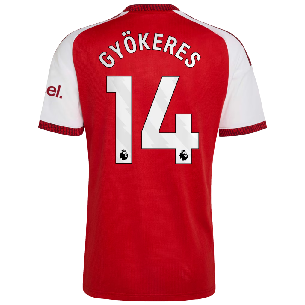 Official Viktor Gyökeres Arsenal Official-Adidas 2026/27 Home Replica Jersey - Red Striker Soccer Gear