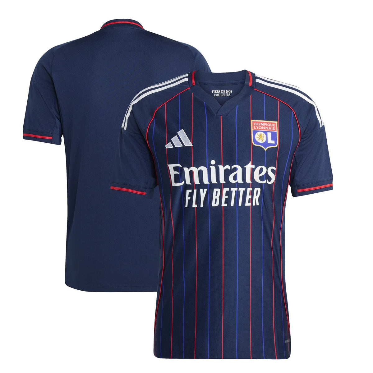 Olympique Lyonnais  Away Custom Jersey   Blue 2025–26 Premium Fan Edition Soccer Jersey - Blue