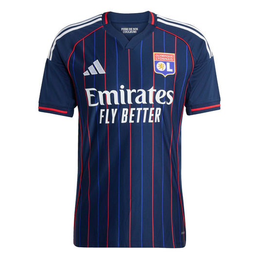 Olympique Lyonnais  Away Custom Jersey   Blue 2025–26 Premium Fan Edition Soccer Jersey - Blue