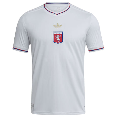 Olympique Lyonnais  Home Jersey   White 2025–26 Premium Fan Edition Soccer Jersey - White