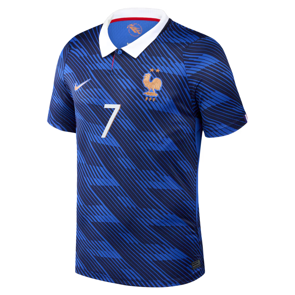 Ousmane Dembélé France National Team Nike 2026 Home Stadium Replica Jersey - Blue - Jersey Teams World