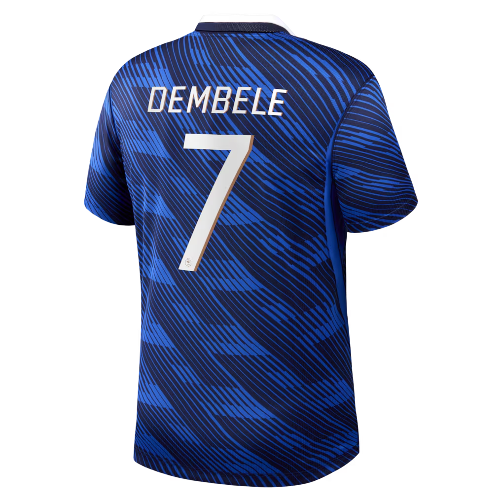 Ousmane Dembélé France National Team Nike 2026 Home Stadium Replica Jersey - Blue - Jersey Teams World