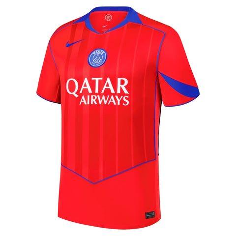 Paris Saint Germain  Third Custom Jersey   Red 2025–26 Premium Fan Edition Soccer Jersey - Red