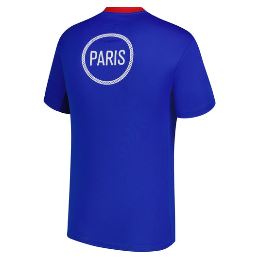 Paris Saint Germain Third  Academy Pro Pre Match Top   Royal 2025–26 Premium Fan Edition Soccer Jersey