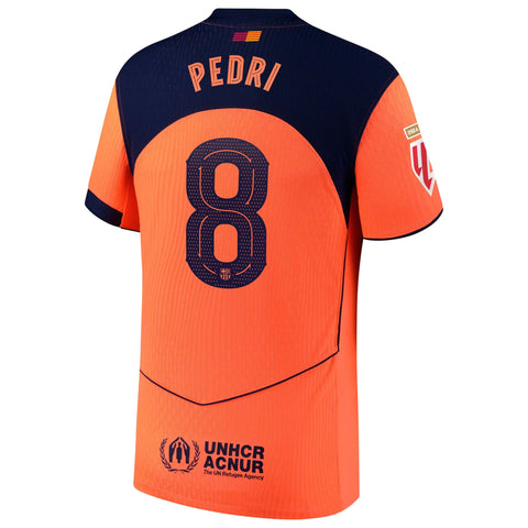 Pedri Barcelona  Third Player Jersey   Orange 2025–26 Premium Fan Edition Soccer Jersey - Orange